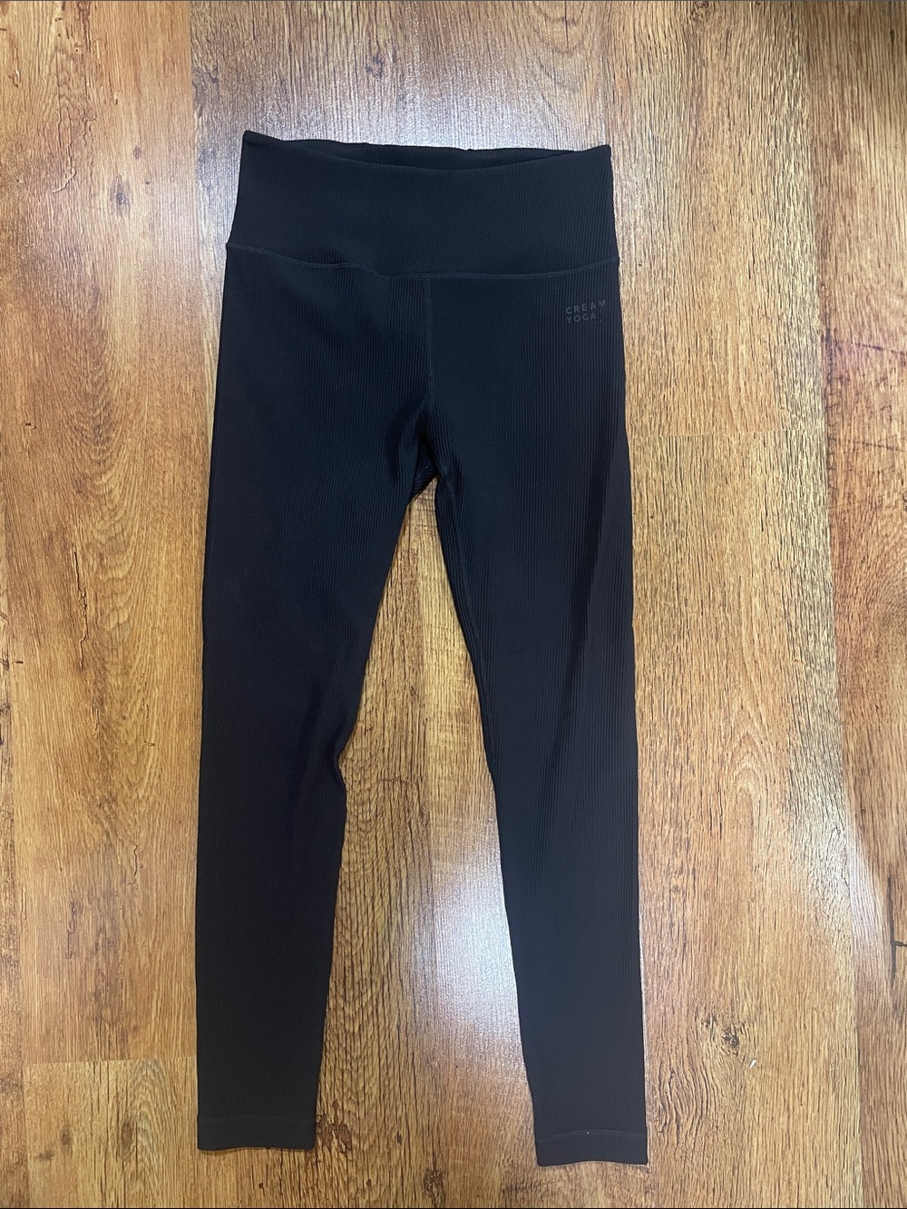 Smoothing ribbed leggings